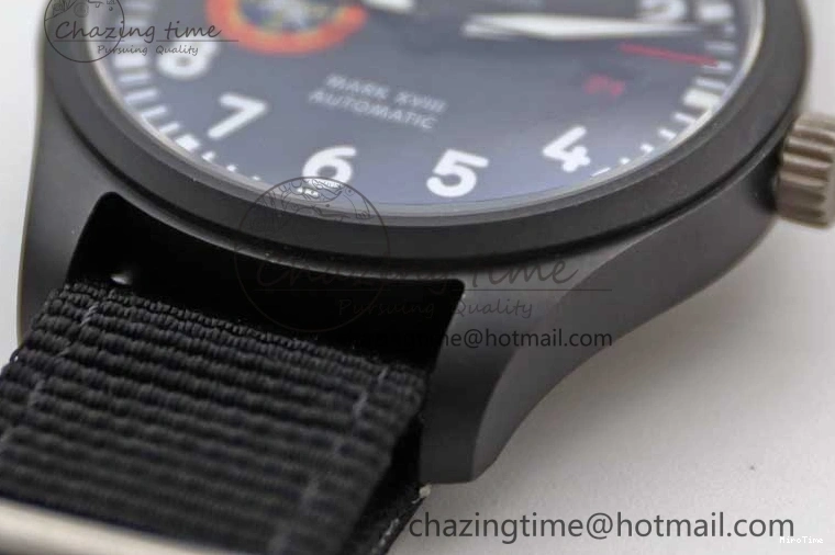MIROTIME 0403 Mark XVIII ‘TOPGUN SFTI’ Ceramic M+F Best Edition Black Dial on Black Nylon Strap A MultiPurpose 7047